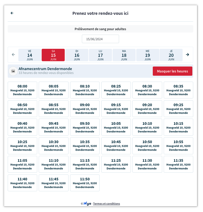 Flow Mybooking Patiënt Stap 3 Fr